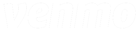 White Venmo logo in bold, rounded lowercase letters on a light gray background.